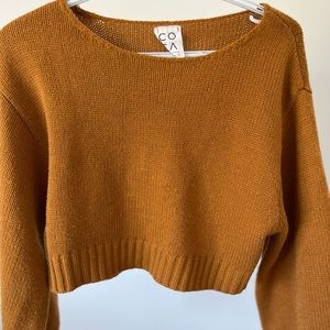 cropped sweater